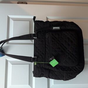 NWT/Vera Bradley Large Quilted Tote In Espresso